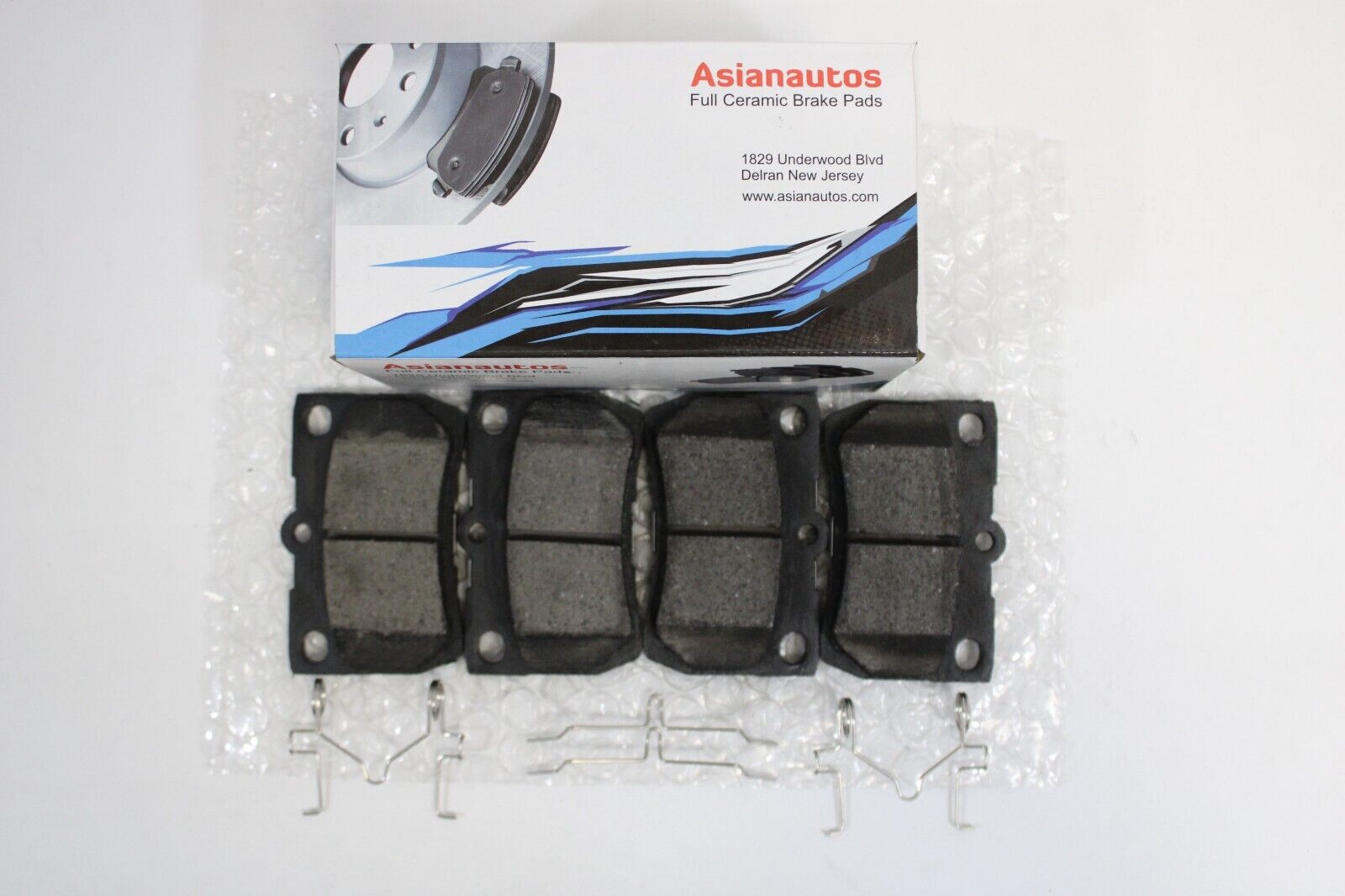 Full Ceramic Brake Pad Set With Hardware